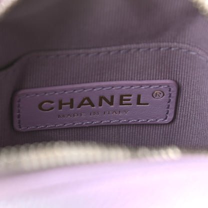 Chanel Iridescent Caviar Quilted Vertical My Perfect Camera Case Pink 6 of 9