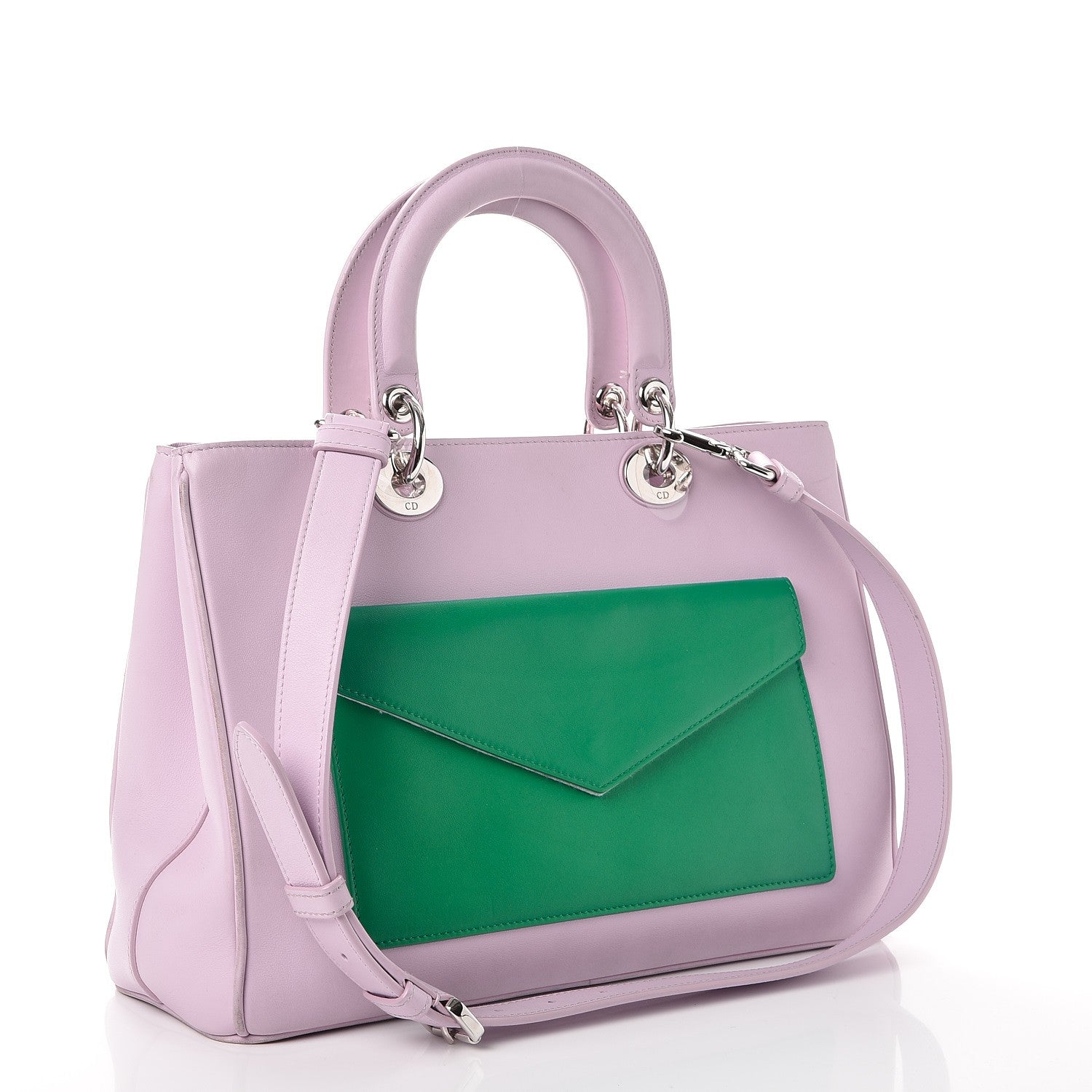 Christian Dior Lambskin Large Lady Dior Pockets Pink 4 of 17