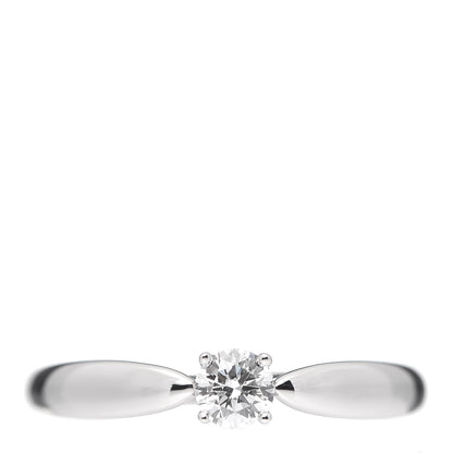 Tiffany Platinum Diamond .18ct Harmony Solitaire Engagement Ring 52 6 1 of 6