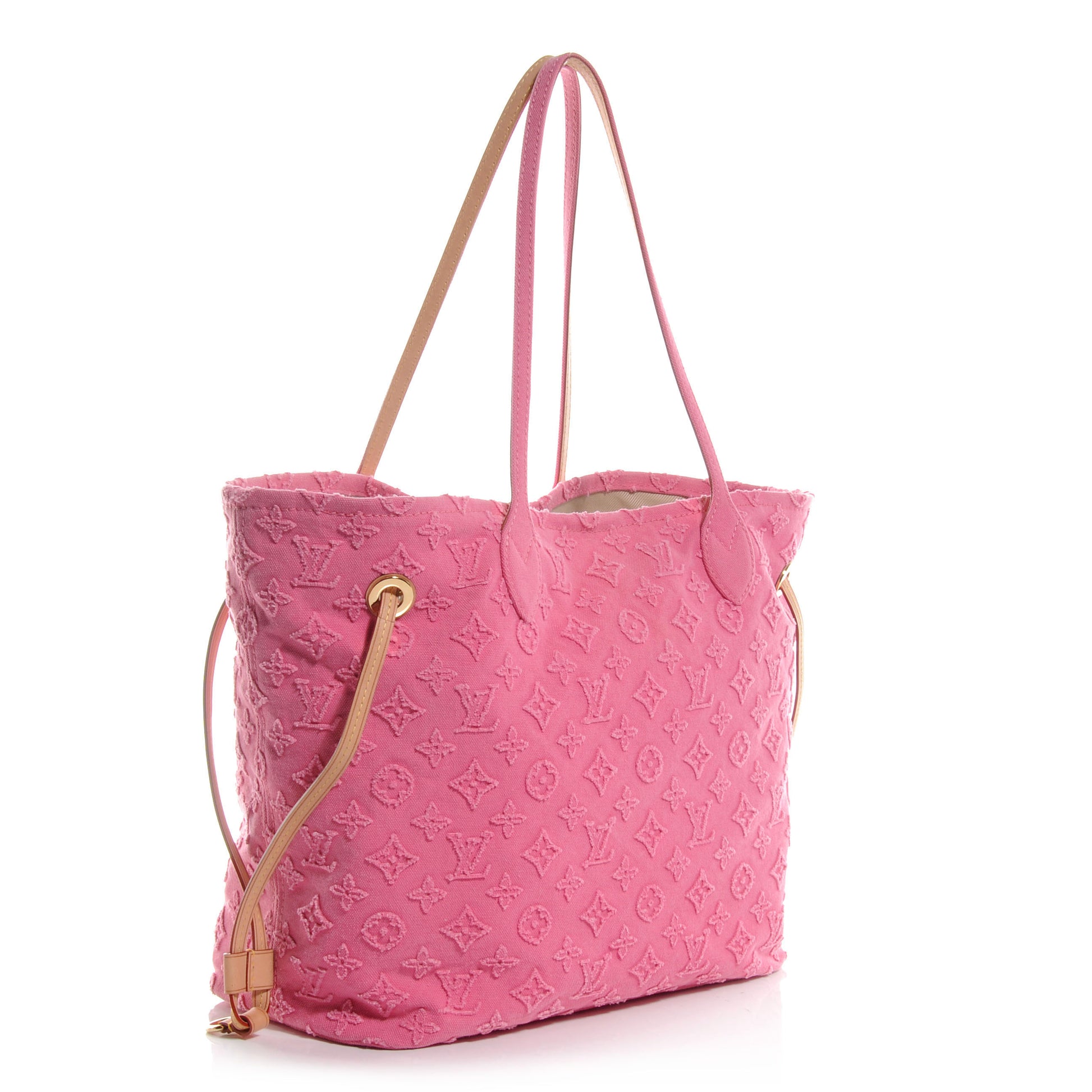 Louis Vuitton Monogram Stone Cruise Neverfull MM Pink 3 of 7