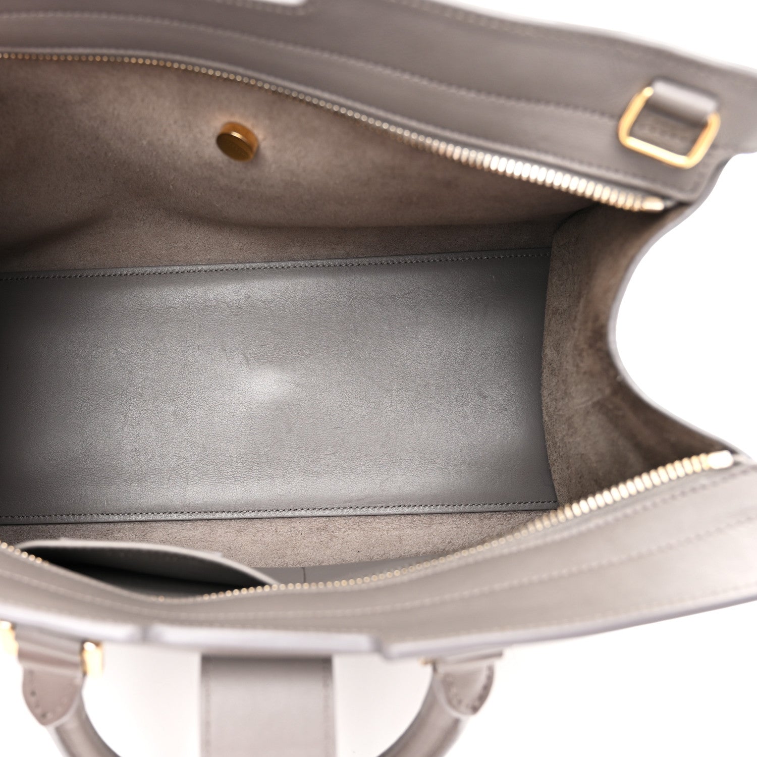 Saint Laurent Calfskin Small Monogram Cabas Fog 5 of 10