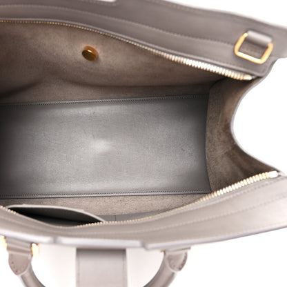 Saint Laurent Calfskin Small Monogram Cabas Fog 5 of 10