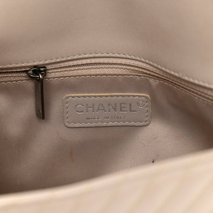 Chanel Lambskin Quilted Medium CC Crossing Flap Beige 6 of 11