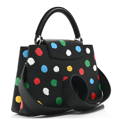 Louis Vuitton LV X YK Taurillon Capucine MM Black 4 of 10