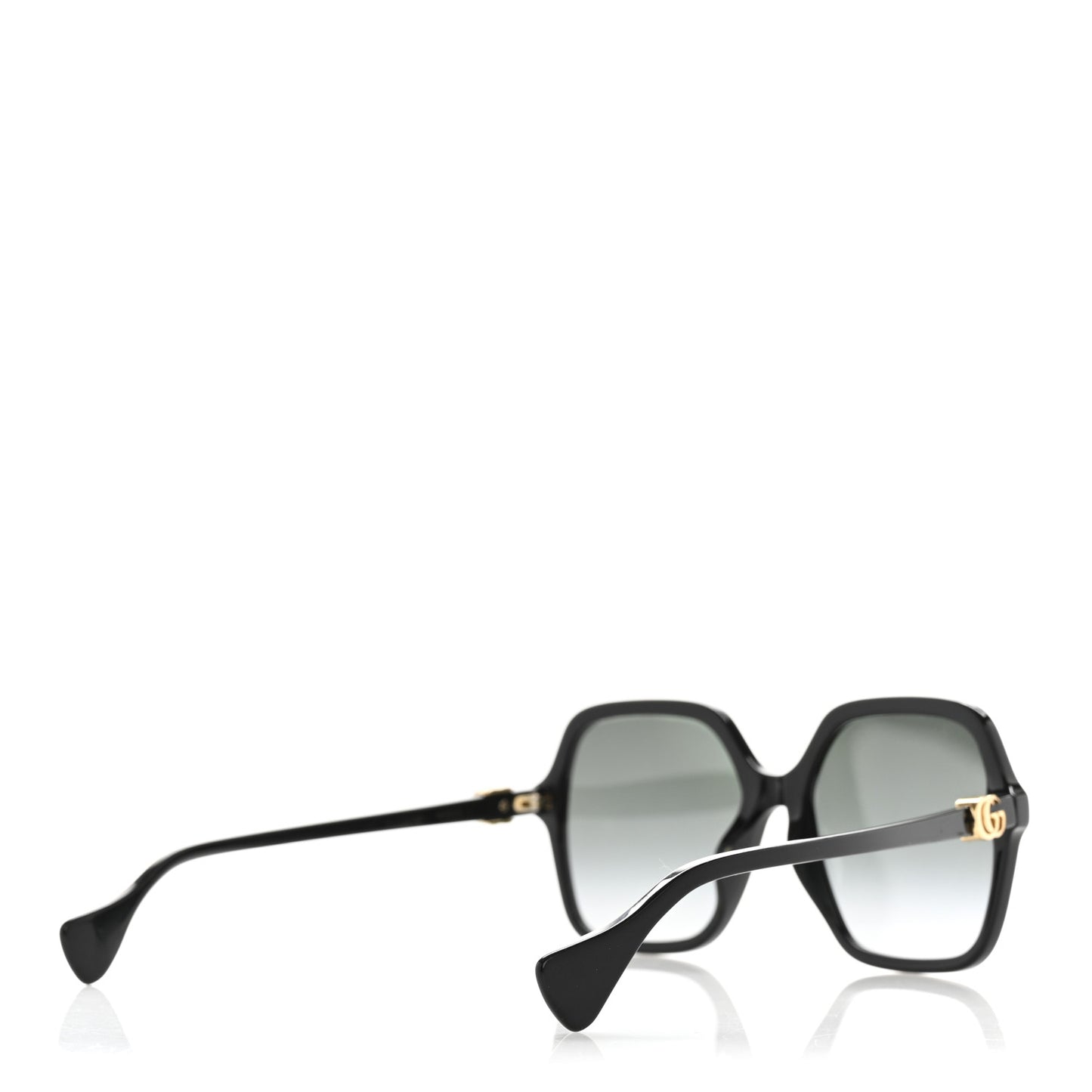 Acetate Oversize Rectangle Frame GG1072SA Sunglasses Black