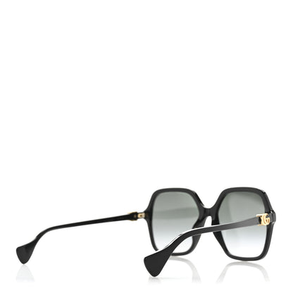 Gucci Acetate Oversize Rectangle Frame GG1072SA Sunglasses Black 4 of 10