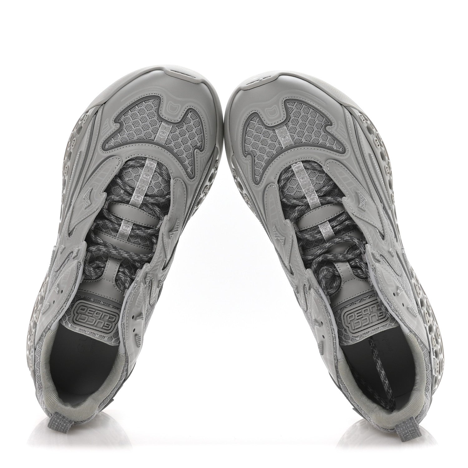 Gucci Demetra Mesh Cub3d Mens Sneakers 10 Grey 2 of 8