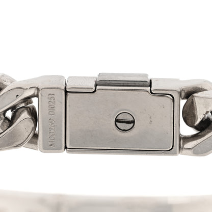 Louis Vuitton Zamac Palladium Monogram Chain Bracelet Silver 5 of 5