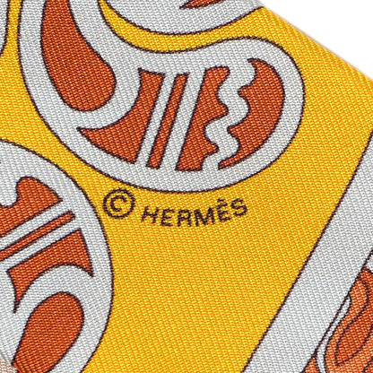 Hermes Silk Geometrie Cretoise Silk Twilly 4 of 5