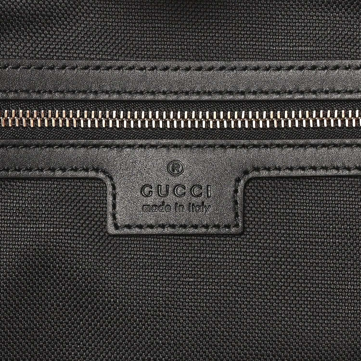 Gucci GG Calfskin Embossed Emblem Large Tote Bag Black 6 of 9