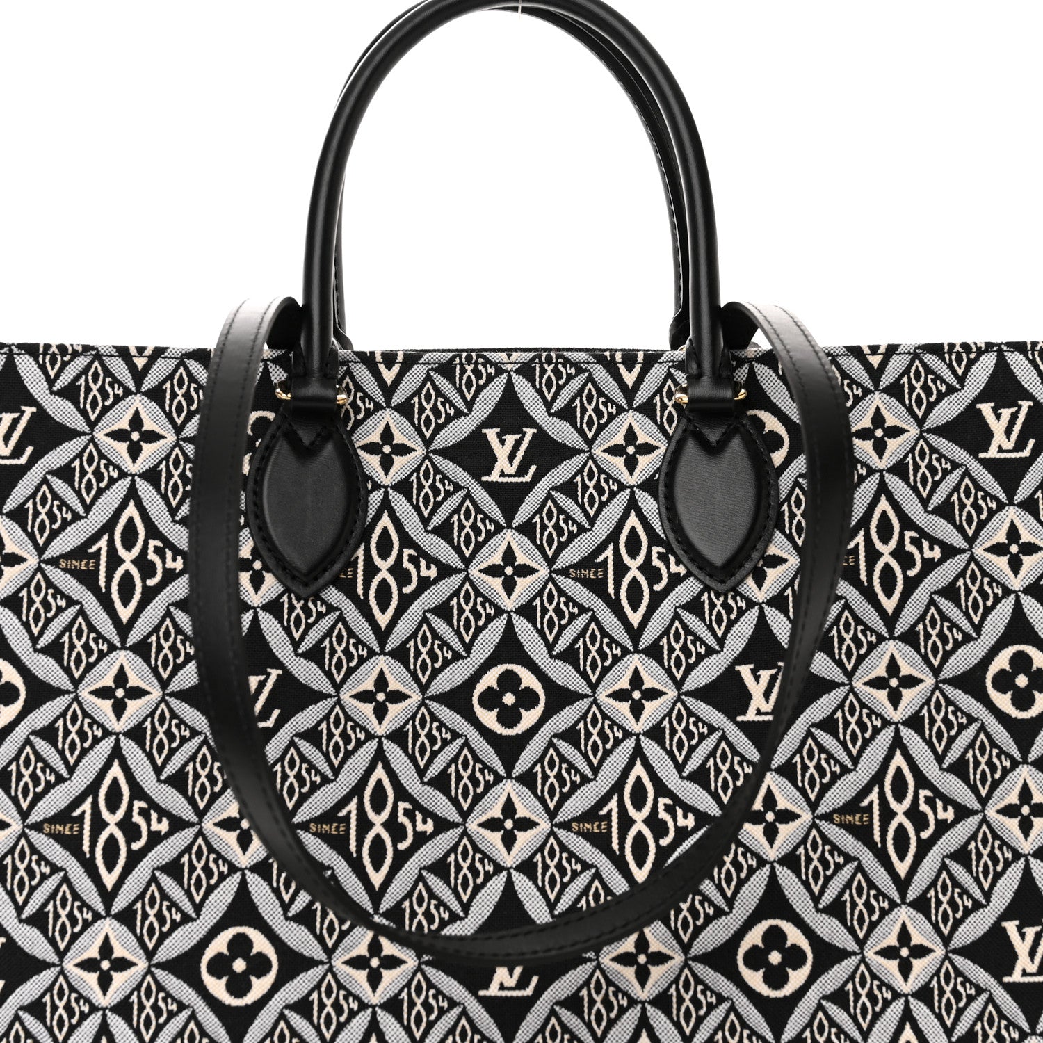 Louis Vuitton Jacquard Since 1854 Onthego GM Grey 7 of 9