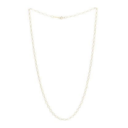 Tiffany 18K Yellow Gold Oval Link Chain Necklace 18" 3 of 6