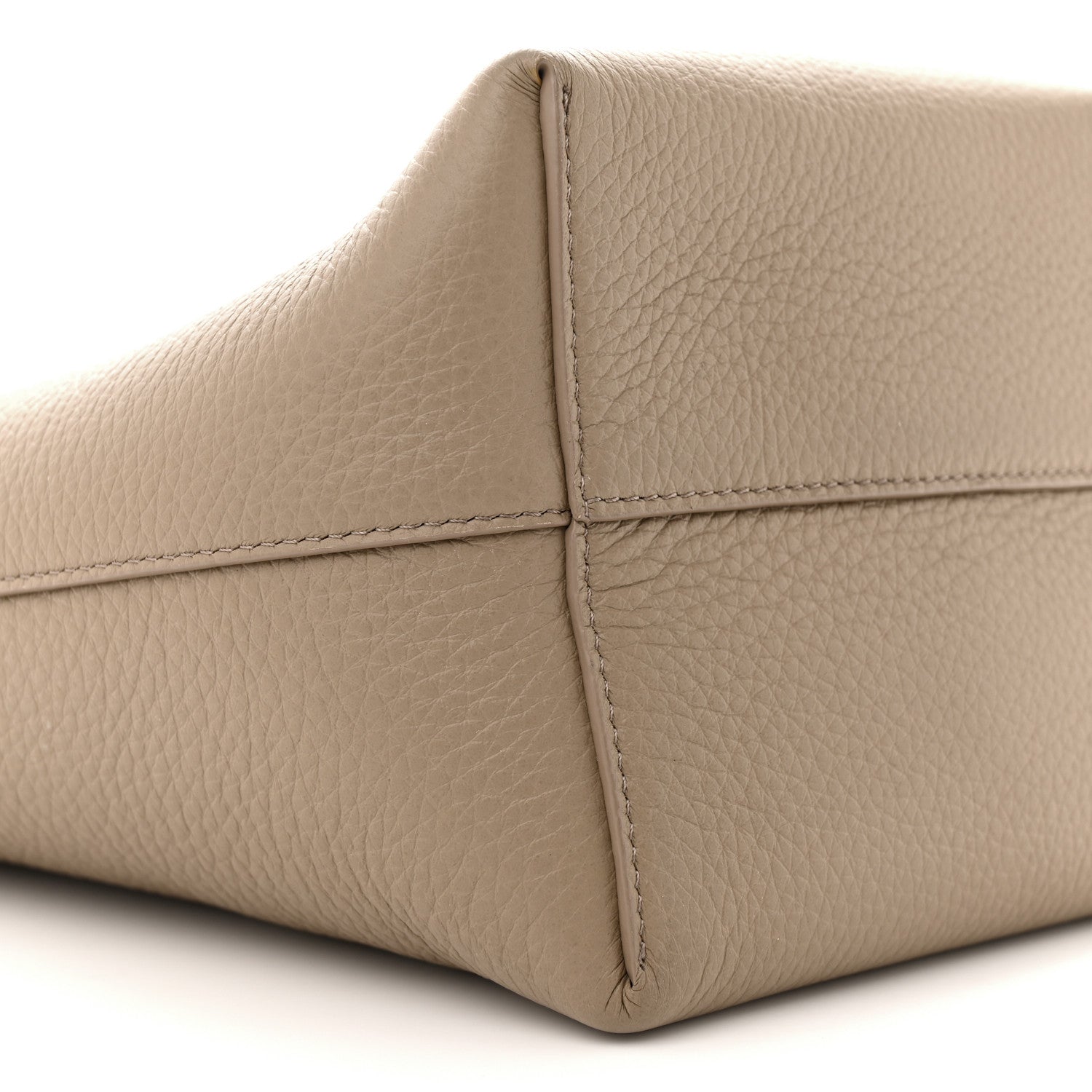 The Row Grained Calfskin Small N/S Park Tote Dark Taupe 9 of 10