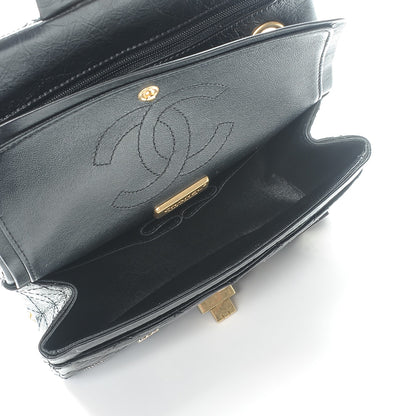 Chanel Aged Calfskin Casino 2.55 Reissue 224 Flap Black 5 of 7