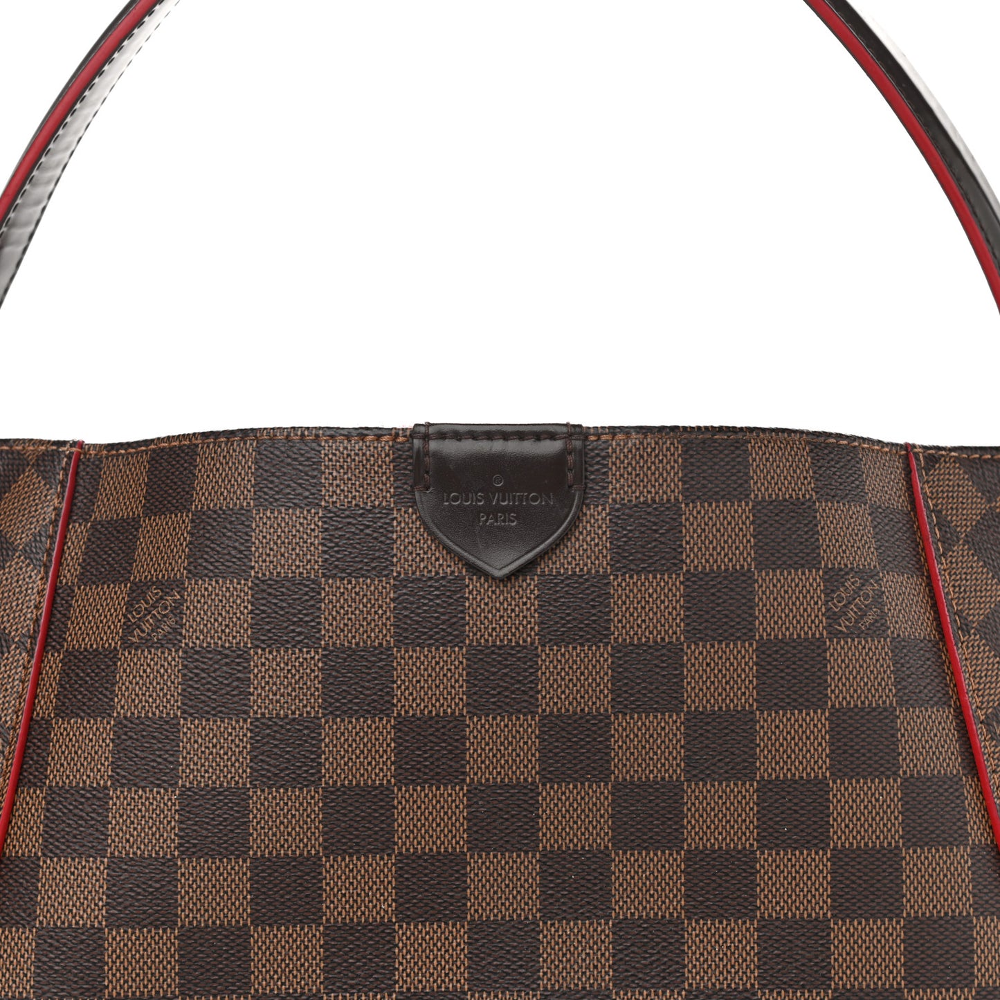 Damier Ebene Caissa Hobo Cherry
