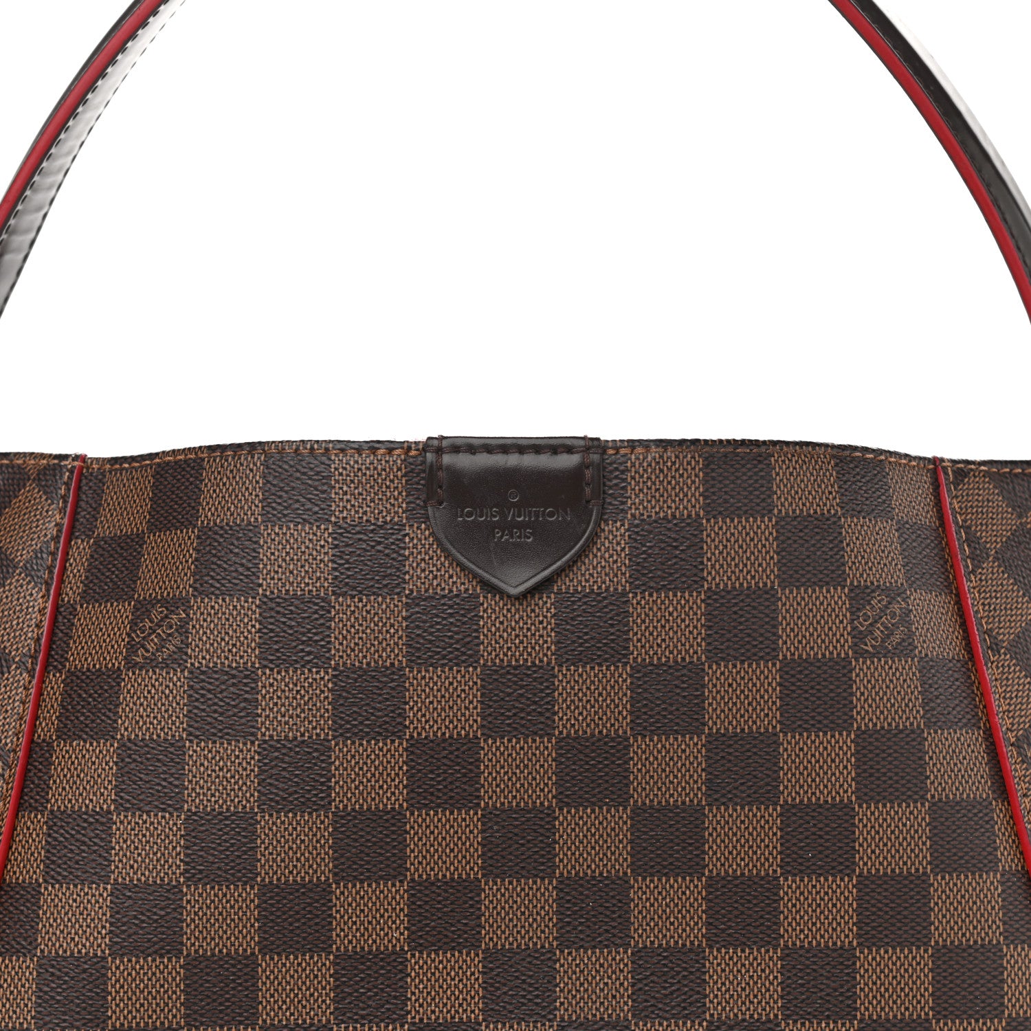 Louis Vuitton Damier Ebene Caissa Hobo Cherry 12 of 22