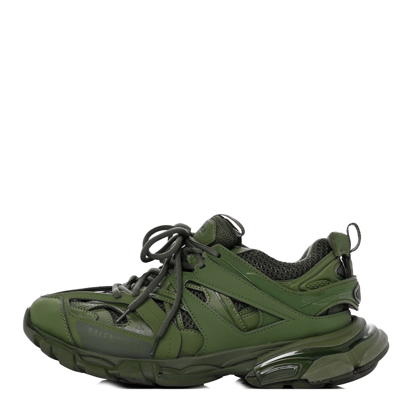 Mesh Nylon Mens Track Sneakers 42 Kaki Green