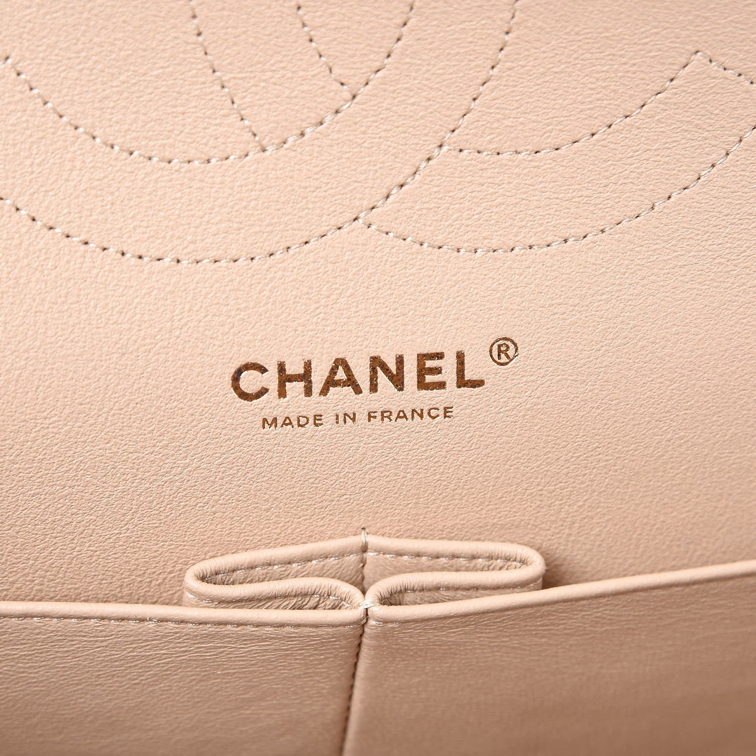Chanel Caviar Quilted Jumbo Double Flap Beige Clair 7 of 9