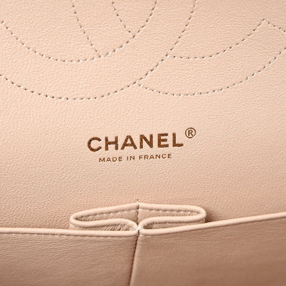 Chanel Caviar Quilted Jumbo Double Flap Beige Clair 7 of 9