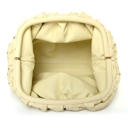 Bottega Veneta Nappa Maxi Intrecciato The Pouch Oversized Clutch Ice Cream 4 of 6