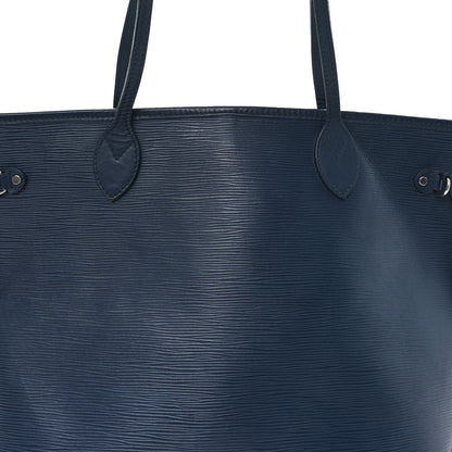 Louis Vuitton Epi Neverfull MM Indigo 8 of 10
