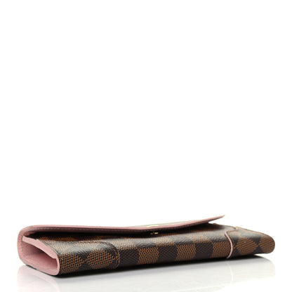 Louis Vuitton Damier Ebene Caissa Wallet Rose Ballerine 3 of 4