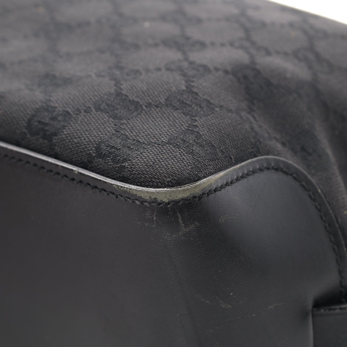 Monogram Large Tote Black