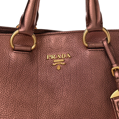 Prada Vitello Daino Shopping Tote Cipria Mordo 7 of 11