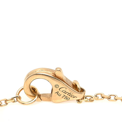 Cartier 18K Yellow Gold Diamond Mother of Pearl XS Amulette de Cartier Pendant Necklace 6 of 6