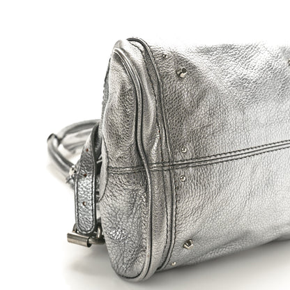 Chloe Metallic Calfskin Medium Paddington Satchel Argent 9 of 13