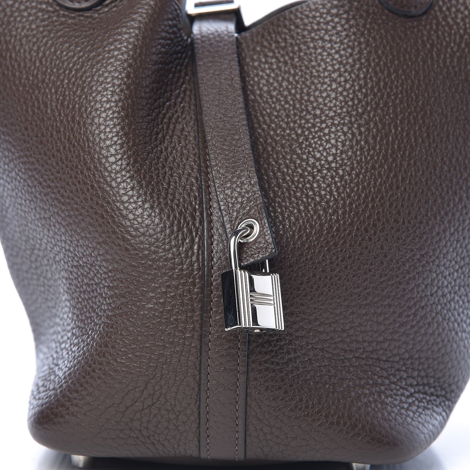 Hermes Taurillon Clemence Picotin 18 PM Cafe 11 of 11