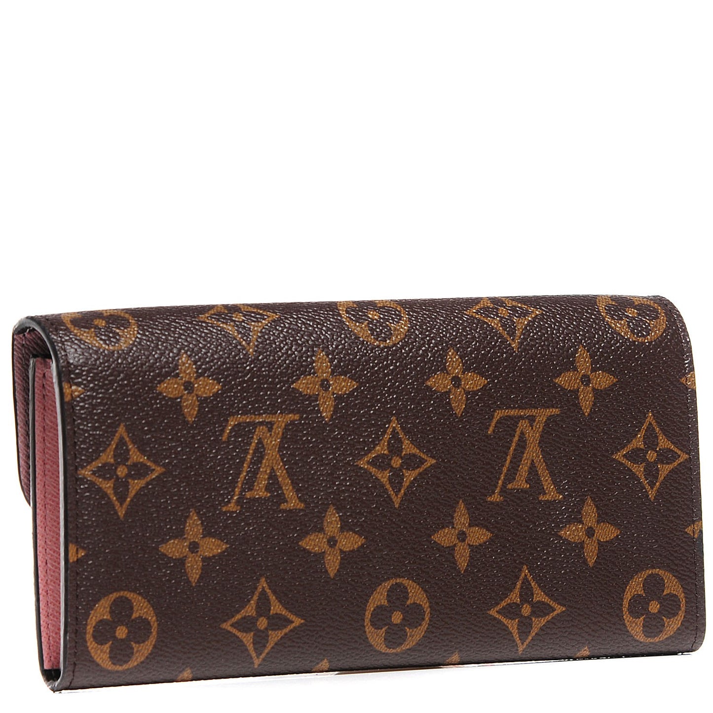 Monogram Emilie Wallet Rose Ballerine
