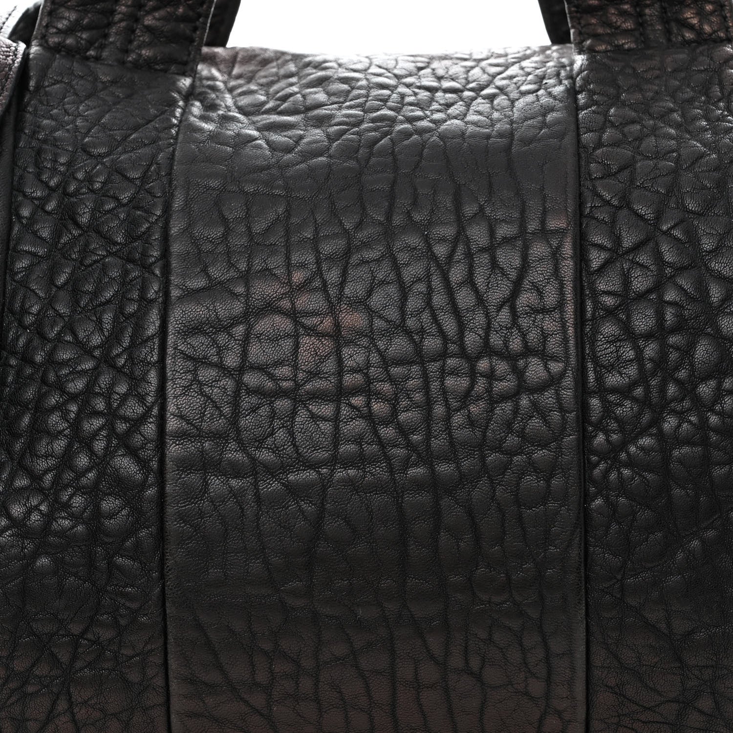 Alexander Wang Pebbled Lambskin Rocco Black Rose Gold Hardware 7 of 9