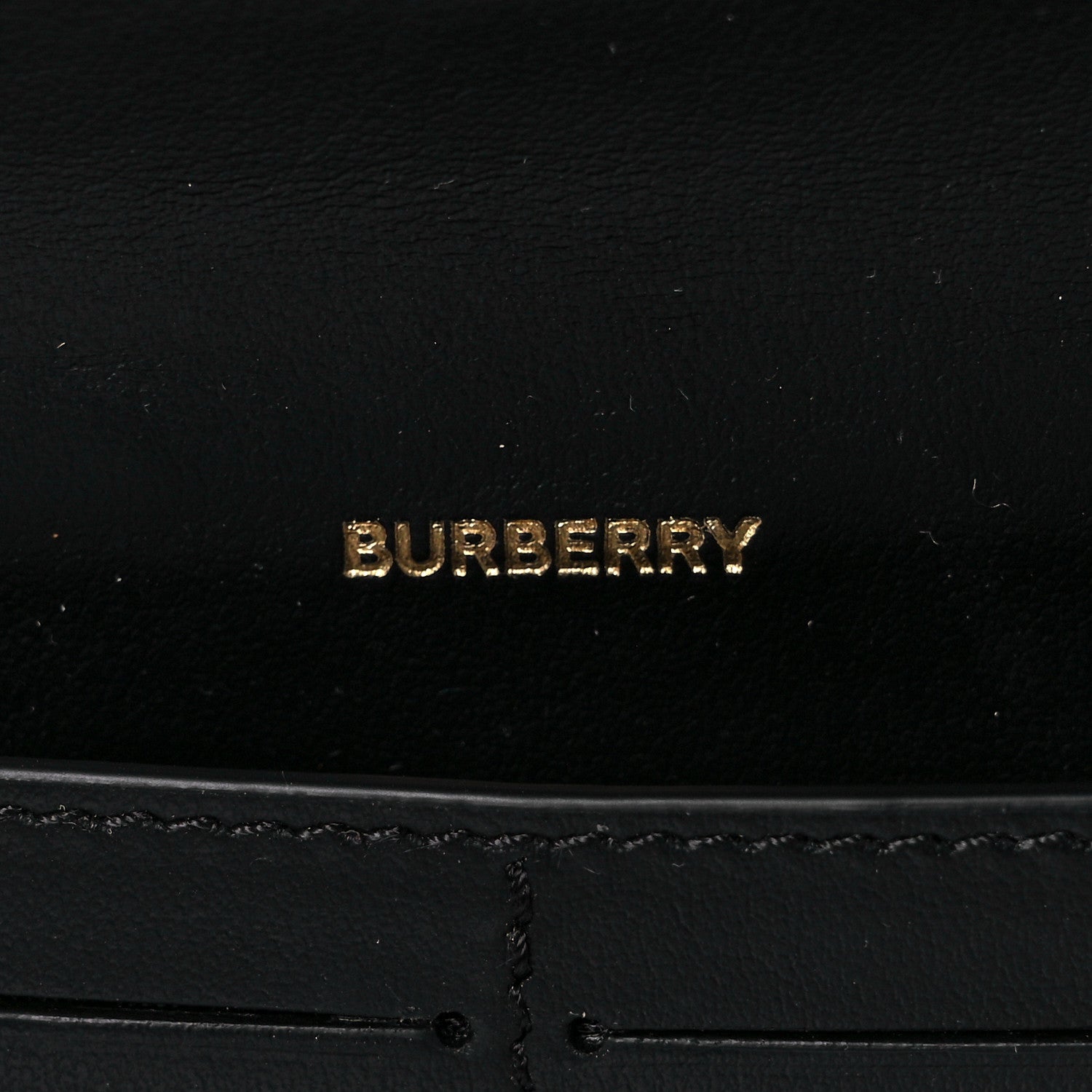 Burberry Calfskin Vintage Check Phone Pocket Crossbody Archive Beige Black 6 of 8