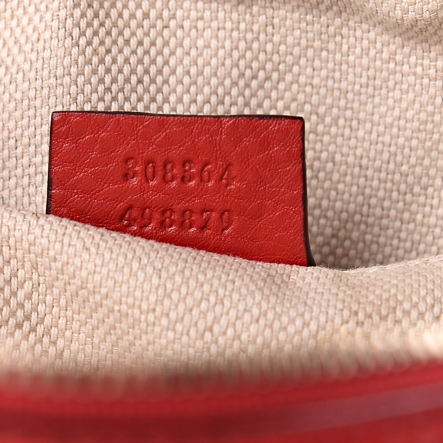 Pebbled Calfskin Small Soho Disco Bag Tabasco Red