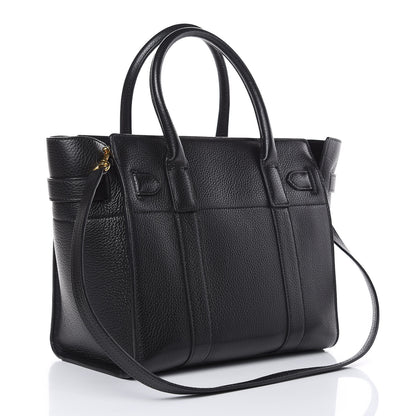 Mulberry Small Classic Grain Small Bayswater Zip Tote Black 3 of 9