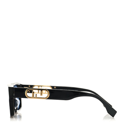 Fendi Acetate O'Lock Square Sunglasses FE40050F Black 3 of 7