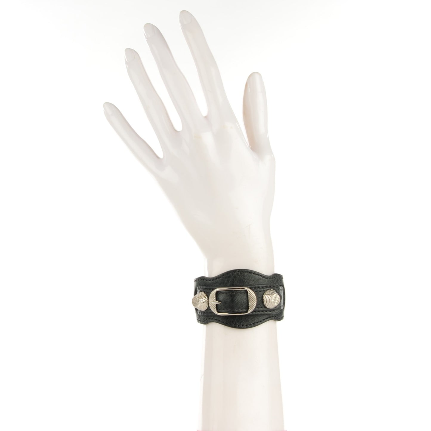 Agneau Arena Giant 12 Silver Hardware Bracelet S Anthracite