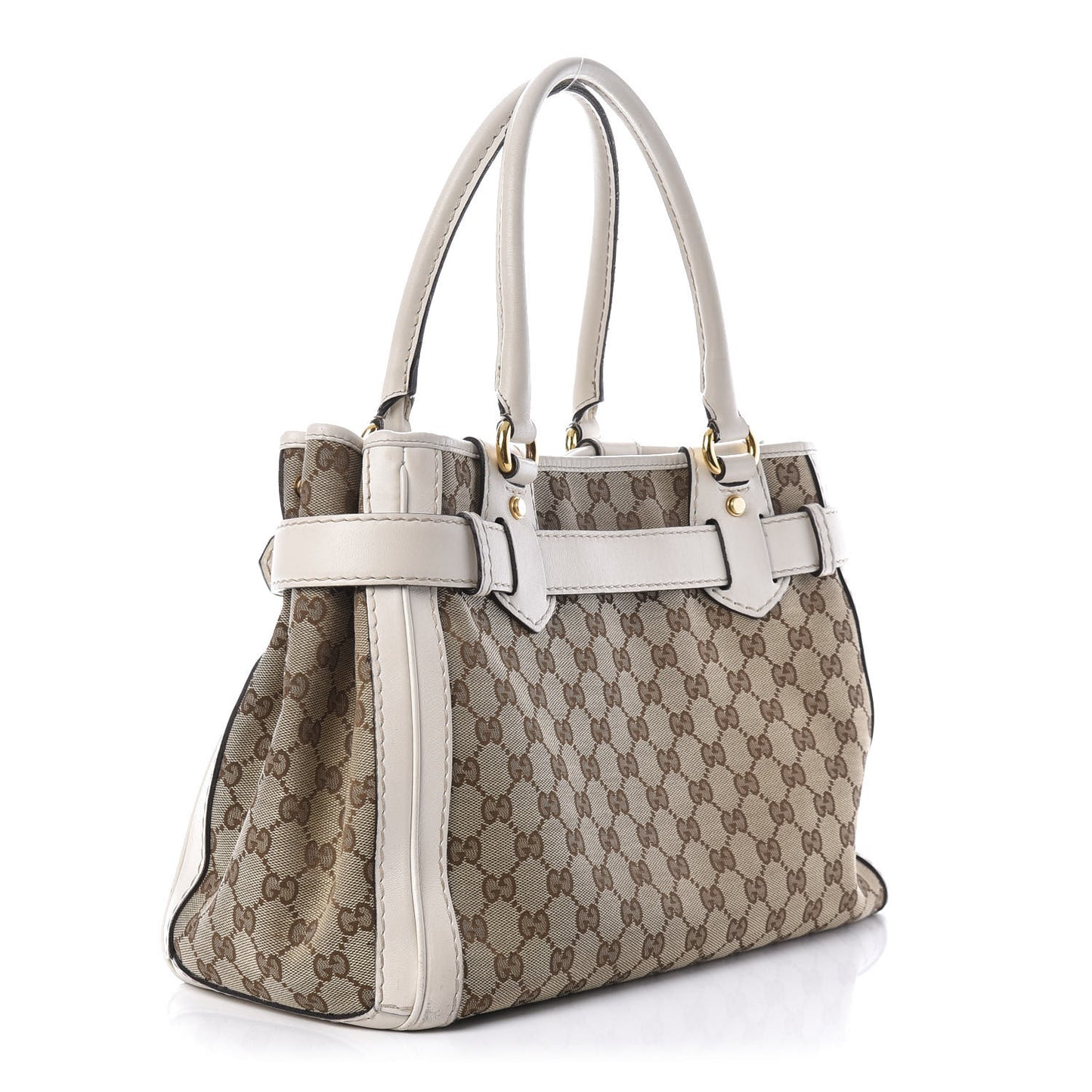 Monogram Medium GG Running Tote Off White
