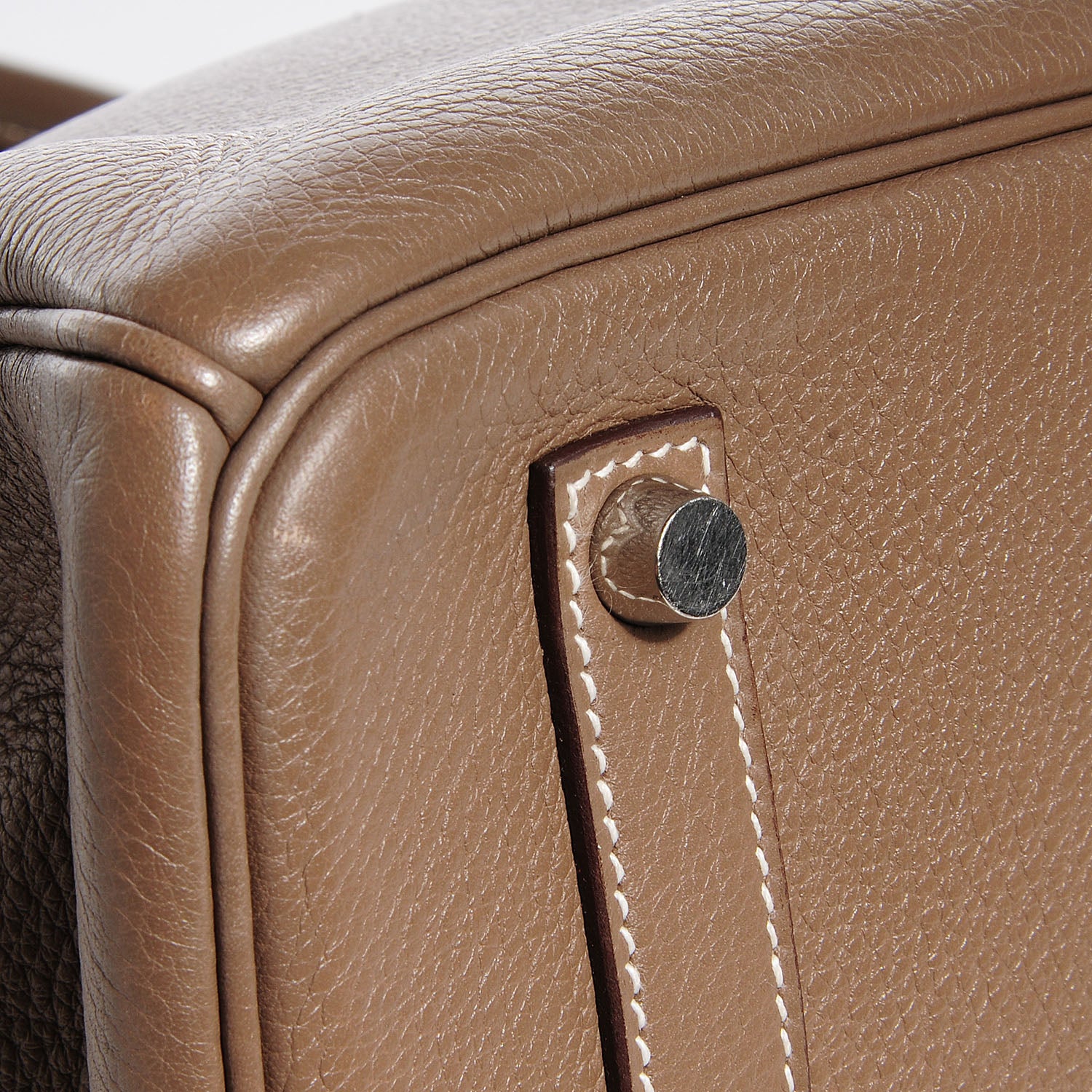 Hermes Taurillon Clemence Birkin 35 Etoupe 24 of 25