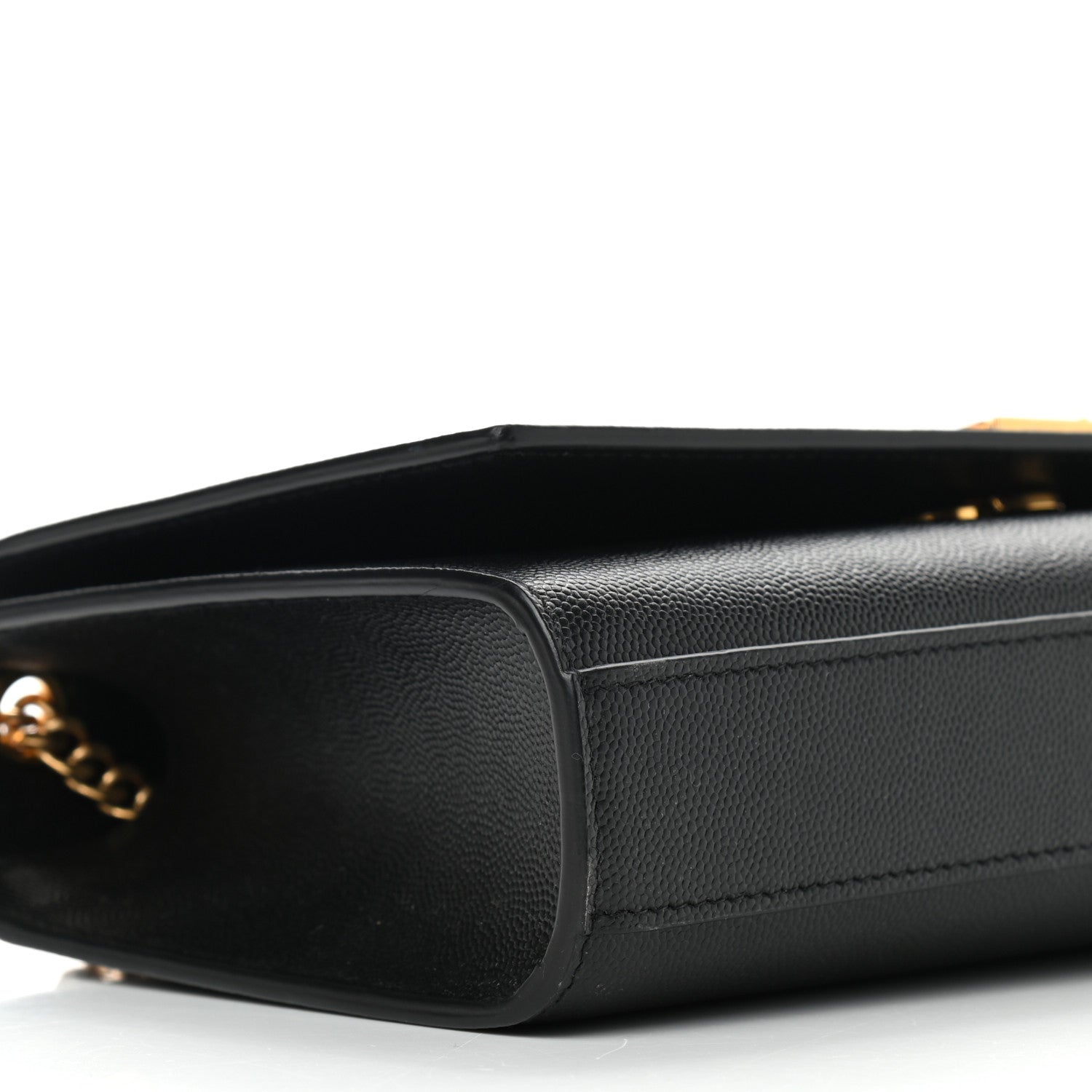 Saint Laurent Grain De Poudre Medium Classic Monogram Kate Satchel Black 6 of 7