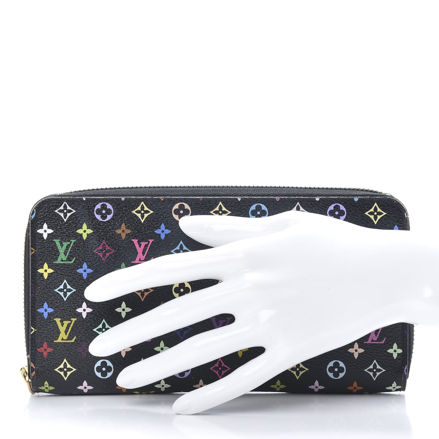 Monogram Multicolor Zippy Wallet Black Grenade