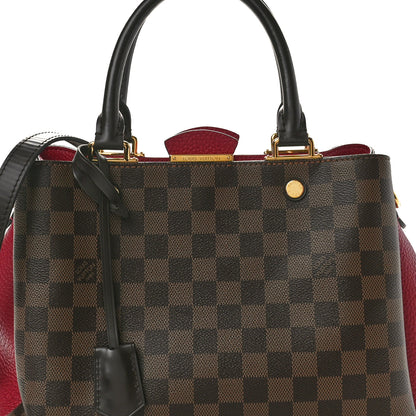 Louis Vuitton Damier Ebene Cuir Taurillon Brittany Bordeaux 6 of 8
