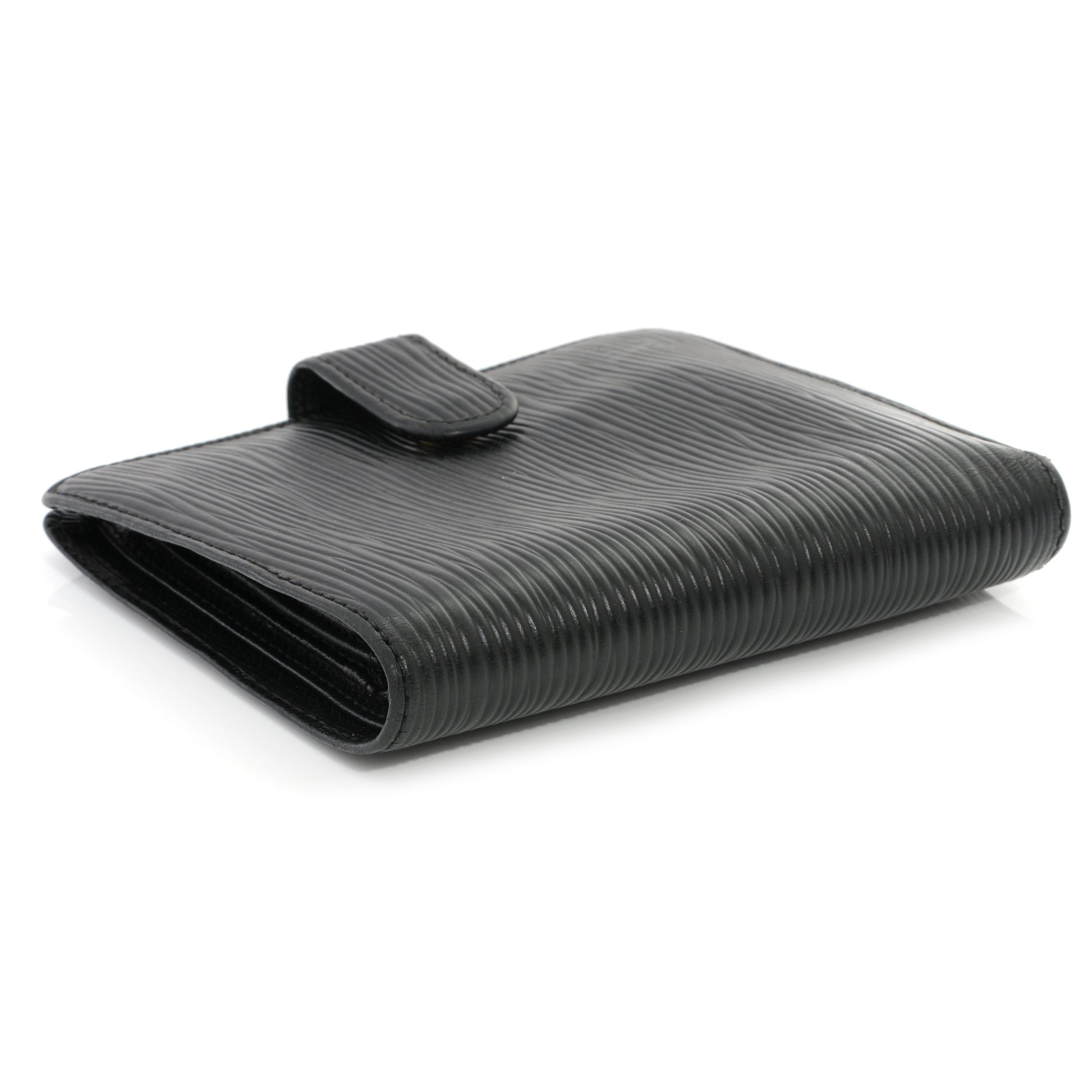 Louis Vuitton Epi Porte-Billets Compact Wallet Black 3 of 6