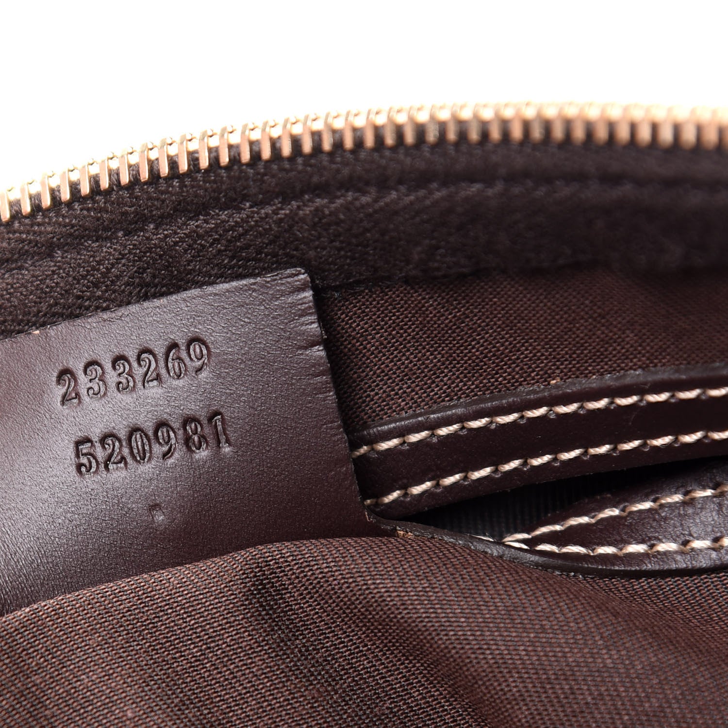 Gucci GG Supreme Monogram Belt Bag Dark Brown 9 of 9