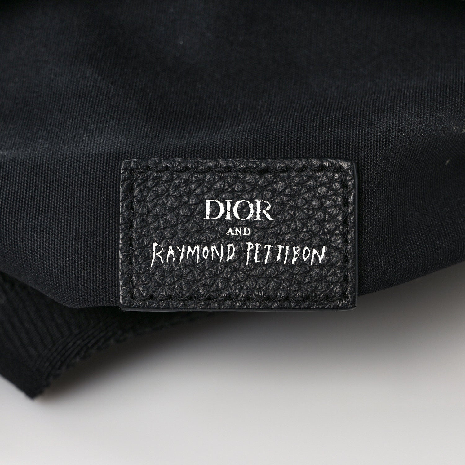 Christian Dior X Raymon Pettibon Oblique Mens Saddle Bag Blue White 6 of 8