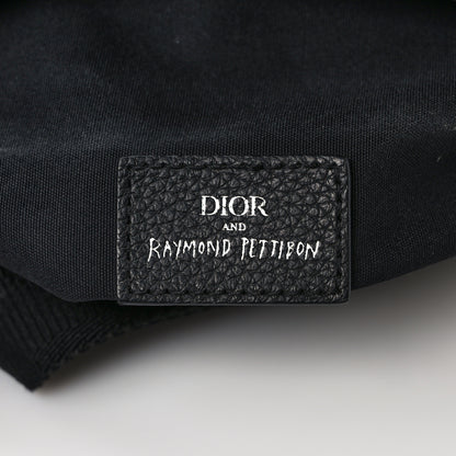 Christian Dior X Raymon Pettibon Oblique Mens Saddle Bag Blue White 6 of 8