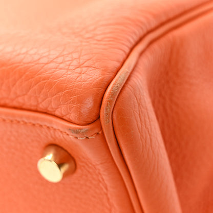 Hermes Togo Kelly Retourne 32 Orange 15 of 15