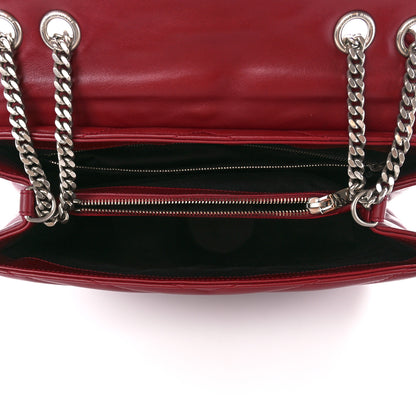 Saint Laurent Calfskin Y Quilted Monogram Medium Loulou Chain Satchel Palissandre 5 of 11