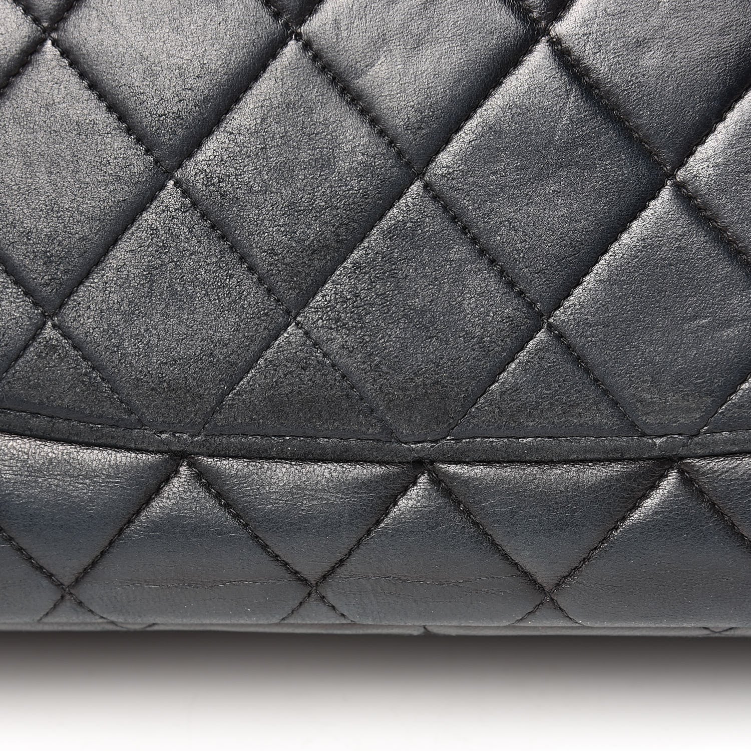 Chanel Lambskin Quilted XL Jumbo Single Flap Black 31 of 31
